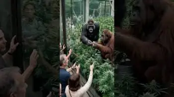 Screenshot of the Video "Friday Mood 🦍 #funny"