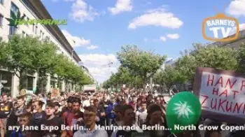 Screenshot of the Video "Barneys Farm @ Hanfparade 2018 Berlin"