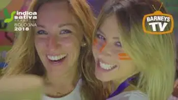 Screenshot of the Video "Barneys Farm @ Indica Sativa Trade 2018 Bologna Italy"