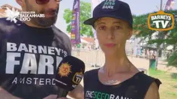 Screenshot of the Video "Barneys Farm @ Balkannabis 2018 Athens - Barneys TV"