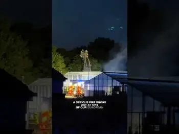 Screenshot of the Video "Fast Buds Breeding Facilities Was Destroyed by Fire"