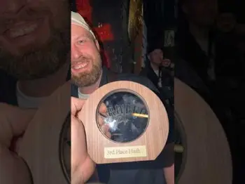 Screenshot of the Video "3 Place Best Hash NR Weed Cup | Strawberry Gorilla Auto"