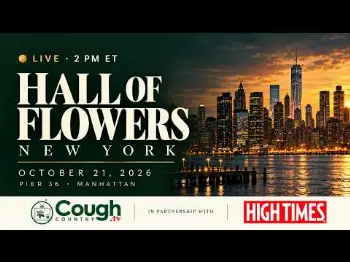 Screenshot of the Video "Hall of Flowers New York 2026 LIVE 🌿 | Cough Country TV x High Times"