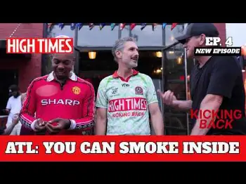 Screenshot of the Video "Atlanta's World Cup Cannabis Lounge Welcomes Ethan Zohn | Kicking Back Ep. 4 — High Times Series"