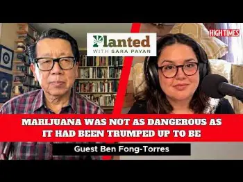 Screenshot of the Video "Ben Fong-Torres — 60 Years of Covering the Fight to Legalize | Planted with Sara Payan EP 9"