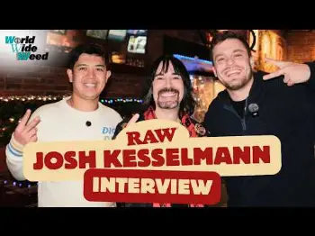 Screenshot of the Video "Wie wurden die ersten Menschen high?👀🌿 Interview mit W**d-Legende und RAW-Gründer JOSH KESSELMANN!"