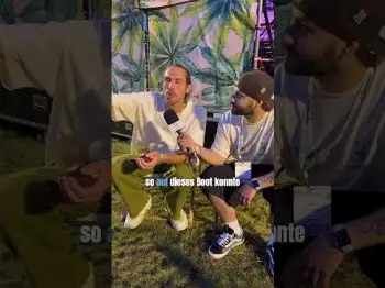 Screenshot of the Video "Zuerst als Gast dann als Headliner!! 💚💨 #greeen#maryjane#interview"