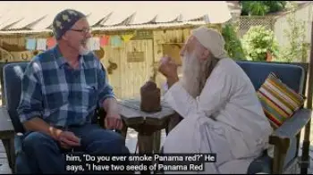 Screenshot of the Video "Smokin' With Swami: Terry Haggerty ~ Classic Cultivars, Counter-Culture & Consciousness / Ganjier"