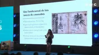 Screenshot of the Video "Preparados terapéuticos con raíces de cannabis Dra. María Celeste Romero"