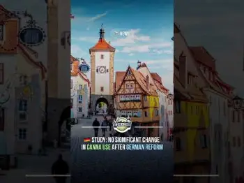 Screenshot of the Video "🇩🇪 Study: No Significant Change in Cannabis Use After German Reform"