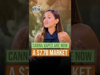 Screenshot of the Video "💨 Vapes are becoming a major part of the cannabis market, and the numbers are growing fast."