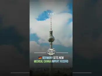 Screenshot of the Video "🇩🇪 Germany just set a new record for medical cannabis imports!"
