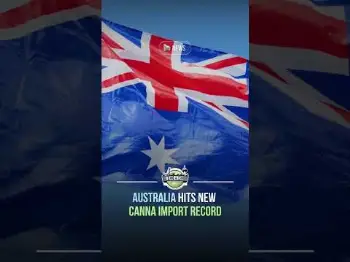 Screenshot of the Video "🇦🇺 Australia hits a new medical cannabis import record"