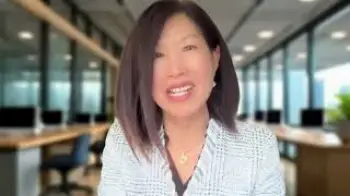 Screenshot of the Video "Sandy Li: Takes on the MJBizCon Stage"