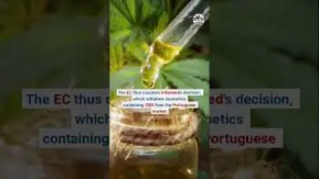 Screenshot of the Video "European Union clarifies that hemp-derived CBD is permitted in cosmetics"