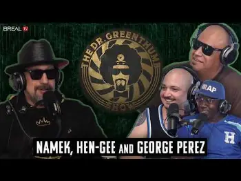 Screenshot of the Video "Namek, Hen-Gee and George Perez | The Dr. Greenthumb Show"