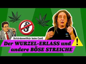 Screenshot of the Video "Kurz NACHGEFRAGT: Wie  BEHÖRDEN & POLITIK das CanG beugen"