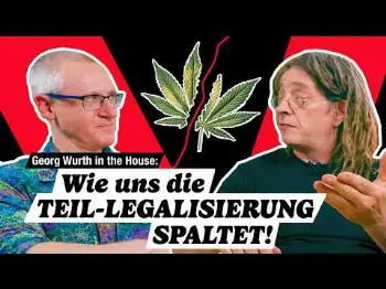Screenshot of the Video "Ein TEIL der LEGALISIERUNG fehlt: GEORG Wurth im DEEPTALK"