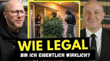 Screenshot of the Video "Wie legal bin ich eigentlich? Konstatin Grubwinkler nimmt mit mir das CanG unter die Lupe"