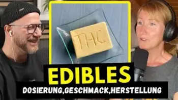 Screenshot of the Video "Edibles - Sonja Beeker über Dosierung, Geschmack und Herstellung"