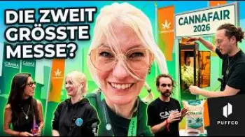Screenshot of the Video "Messe Highlights: CannaFair 2026, die Messe in NRW, Puffco, Canna und Frank C. Glowbox im Interview"