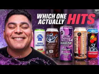 Screenshot of the Video "I Tried The Most POPULAR THC Drinks....."