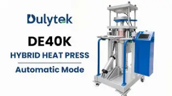Screenshot of the Video "Dulytek DE40K Heat Press Machine How To Part 2: Automatic Mode"