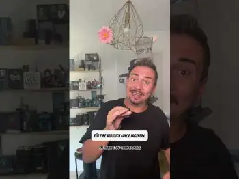 Screenshot of the Video "Du lagerst deine Rosin falsch"