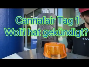 Screenshot of the Video "Cannafair Donnerstag Anreise und Wolfi Abschiedsessen"