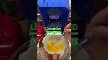 Screenshot of the Video "🍃🐾 It’s National #SpoilYourDogDay 💚 Celebrate with homemade #INFUSED #treats #LEVOmade #infusion"