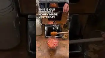 Screenshot of the Video "Viral DIY Shaved Fruit Trend! Topped with honey INFUSED using our LEVO at-home oil infusion machine!"