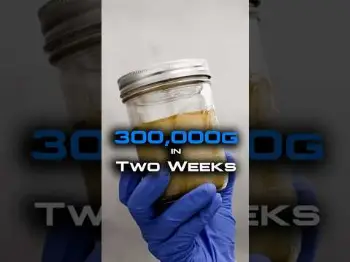 Screenshot of the Video "300,000g processed in under two weeks through the Osprey"