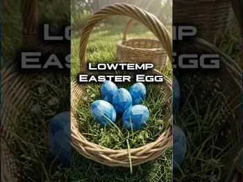 Screenshot of the Video "#LowtempEasterEgg"
