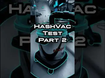 Screenshot of the Video "HashVac Test Part 2"