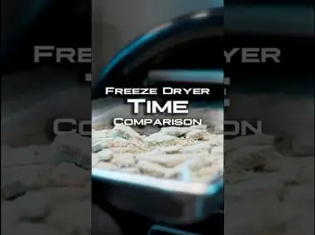 Screenshot of the Video "Freeze Dryer Time Comparison"