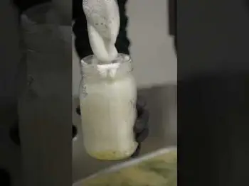 Screenshot of the Video "What's In Hash Wash Foam? Why Does Washing Hash Create Foam?"