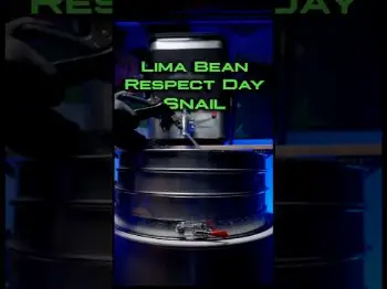 Screenshot of the Video "Happy Lima Bean Respect Day… go check out our Snail 🐌"