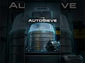Screenshot of the Video "Foot on the pedal while the AutoSieve does all the heavy lifting."