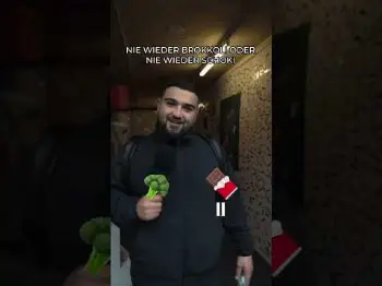 Screenshot of the Video "Der letzte hat es glaube ich nicht ganz verstanden…🤣💚😫 #purize #rap #aktivkohlefilter #interview"