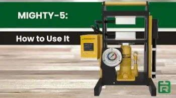Screenshot of the Video "Rosineer MIGHTY-5 Hydraulic Heat Press - How to Use It"