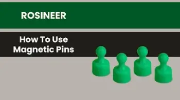 Screenshot of the Video "Rosineer Magnetic Pins"
