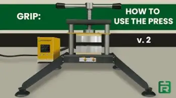 Screenshot of the Video "Rosineer GRIP Twist Heat Press Machine, 5000 lb - How to Use It"