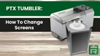 Screenshot of the Video "Rosineer PTX Tumbler / Sift Machine: How to Change Mesh Screens"