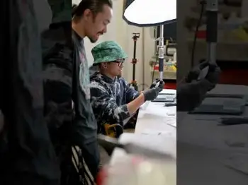 Screenshot of the Video "processing rosin!"