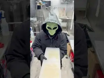 Screenshot of the Video "Washed LA making Rosin with  #rosinevolution"