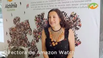 Screenshot of the Video "Hablamos con Leila Salazar en World Ayahuasca Conference - AYA 2019"