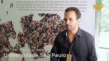 Screenshot of the Video "Hablamos con el Dr. Rafael Guimarães Dos Santos en World Ayahuasca Conference - AYA 2019"