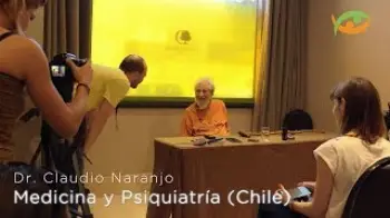 Screenshot of the Video "Rueda de Prensa Claudio Naranjo en World Ayahuasca Conference - AYA 2019"