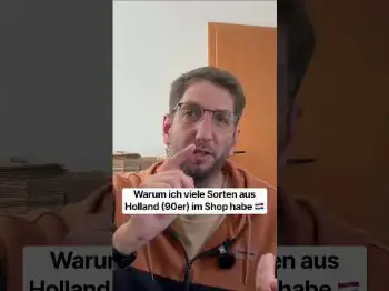 Screenshot of the Video "Warum ich viele Sorten aus den 90ern und 2000er im Seedshop habe 🌿"