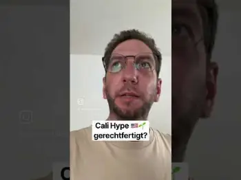Screenshot of the Video "Ist der CALI HYPE 🇺🇸 gerechtfertigt? Ein Kunde meinte, Nein!"